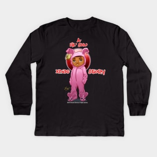 A Lil' Shu Xmas Story Kids Long Sleeve T-Shirt